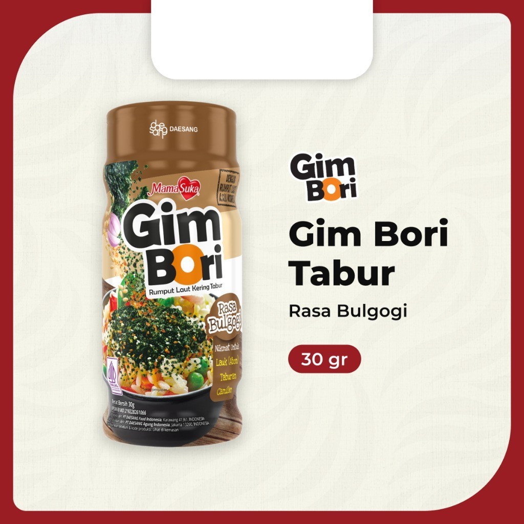 

✨ TOMOTOSTORE ✨ MAMASUKA Gim Bori Rumput Laut Kering Tabur Bulgogi