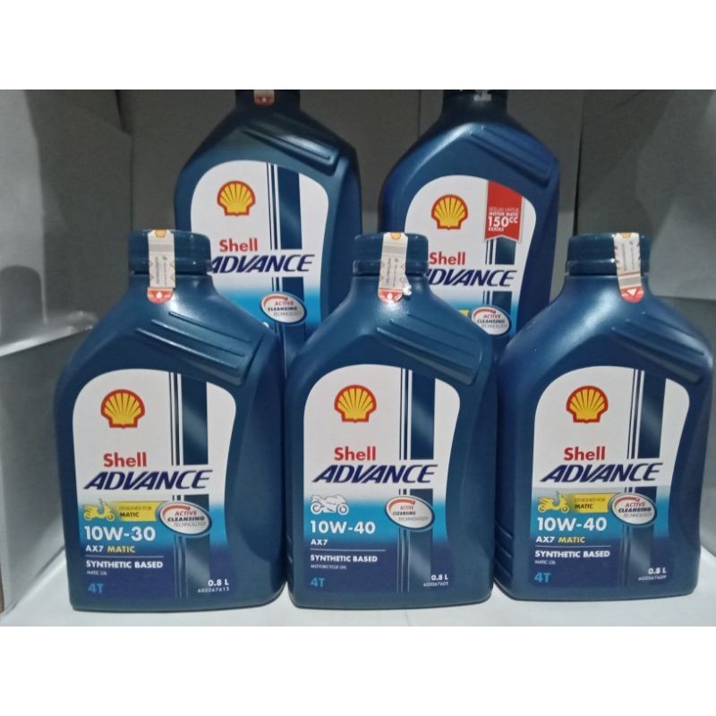 Oli Shell Advance Ax7 Biru Bebek/Sport/Matic,. Original 100%