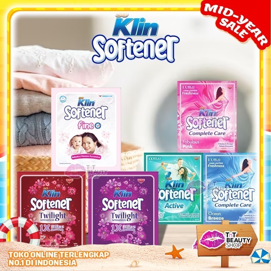 SoKlin Softener 1x Bilas Sachet 13ml - 14ml - So Klin Softener SACHET |