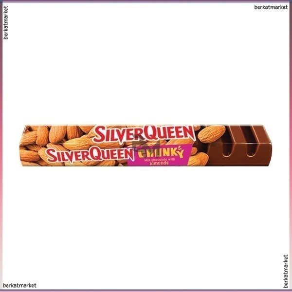 

SILVER QUEEN CHUNKY ALMOND BAR 95 GR COKELAT