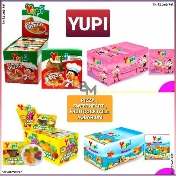 

Yupi Permen Gummy Jelly Kecil 15gr