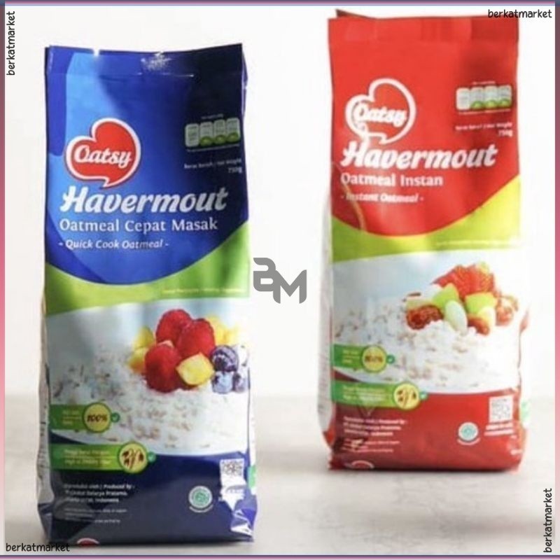 

Oatsy Instant Oatmeal Quick Cook Rolled Havermout Oats Multi Grain Gluten Free Extra 20% 200g 500g 750g 1kg Double Triple Special Mix Pack Pouch Carton