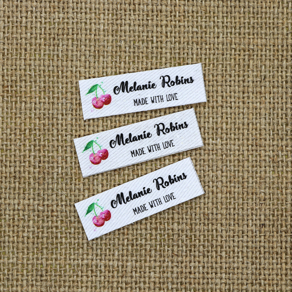 

120 pieces Ironing Labels, Logo or Text, Personalized Brand , Clothing Labels, Custom Design, Fabric tags(YT257)
