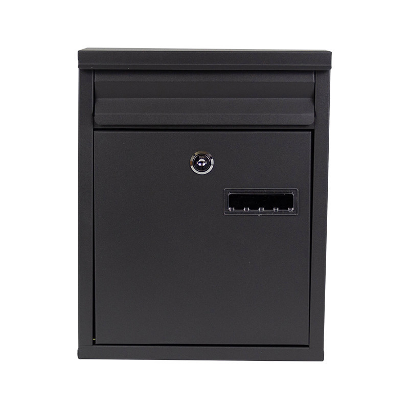 

Locking Mailbox Wall Mount, Large Capacity Lockable with Key Lock, Metal Mailbox for Home Decorative, Security Hanging Mailbox