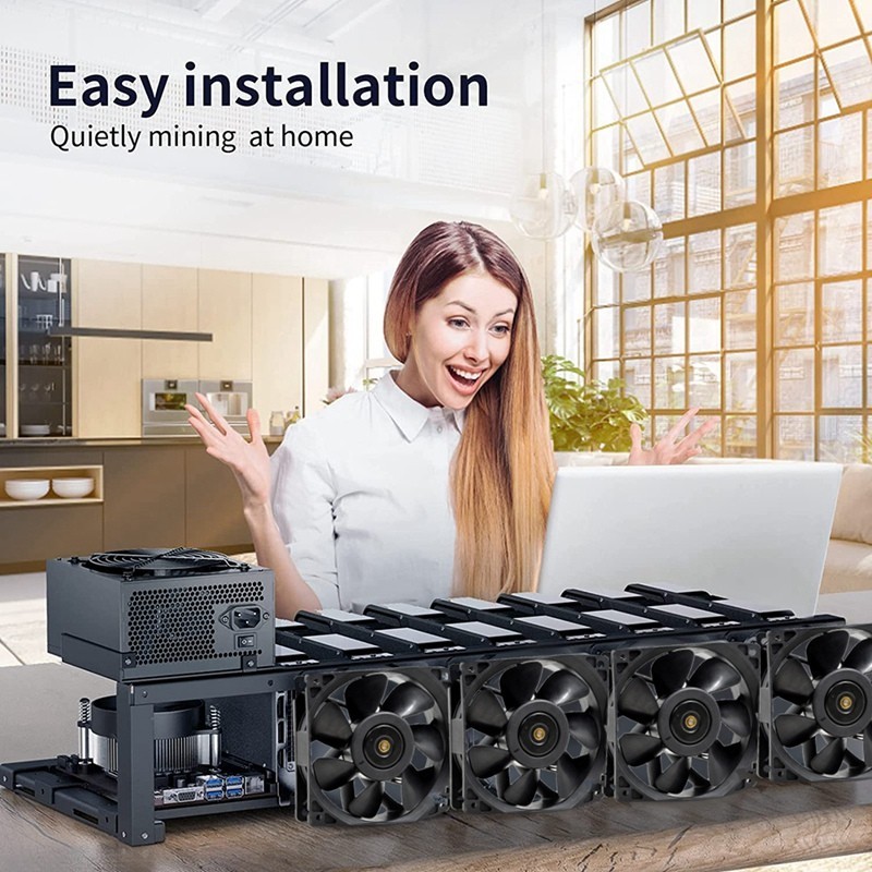 KZ12038B012X 12V 2.8A 6000RPM 210.38CFM 12Cm Case Cooling Fan For Whatsminer M3 M3X DC Cooling Fan