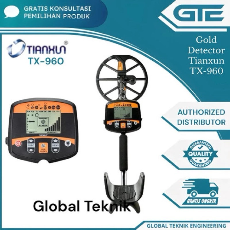 Tianxun TX-960 Underground Metal Gold Detector Treasure Pro Hunter