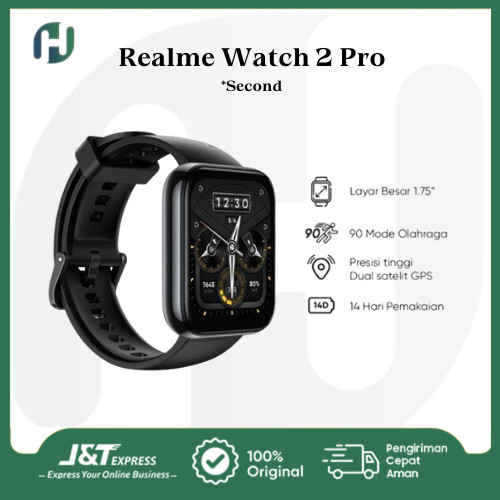 Realme Watch 2 Pro - Second Like New - Original 100%