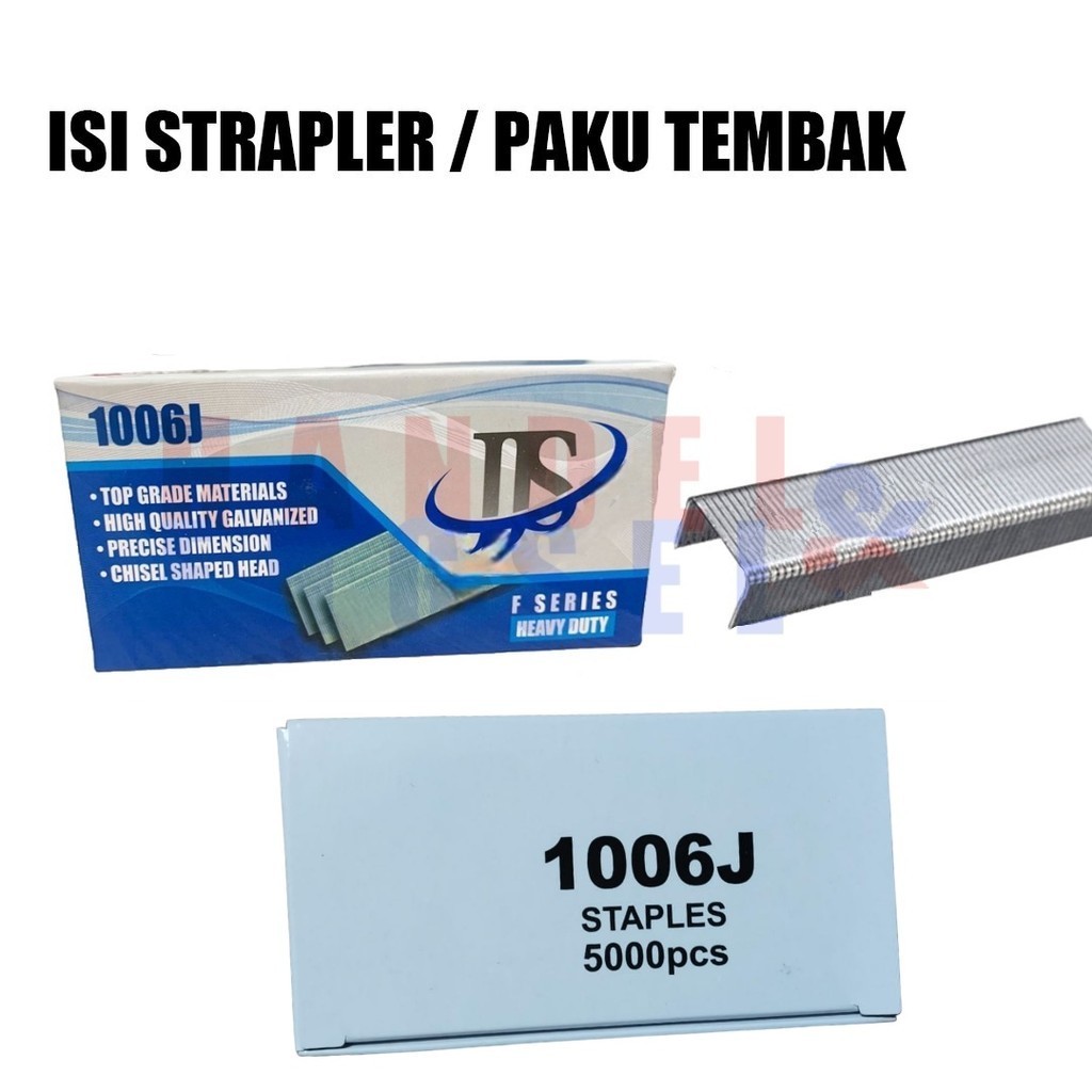 

Reffil Isi Staples Tembak Air Nailer Finish Nails Nailer Gun JJS U 1006J