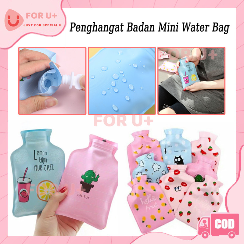 5pcs Kantong Air Alat Kompres Motif Random / Kantong Kompres Air Panas Es / Kantung Kompres Air Pana