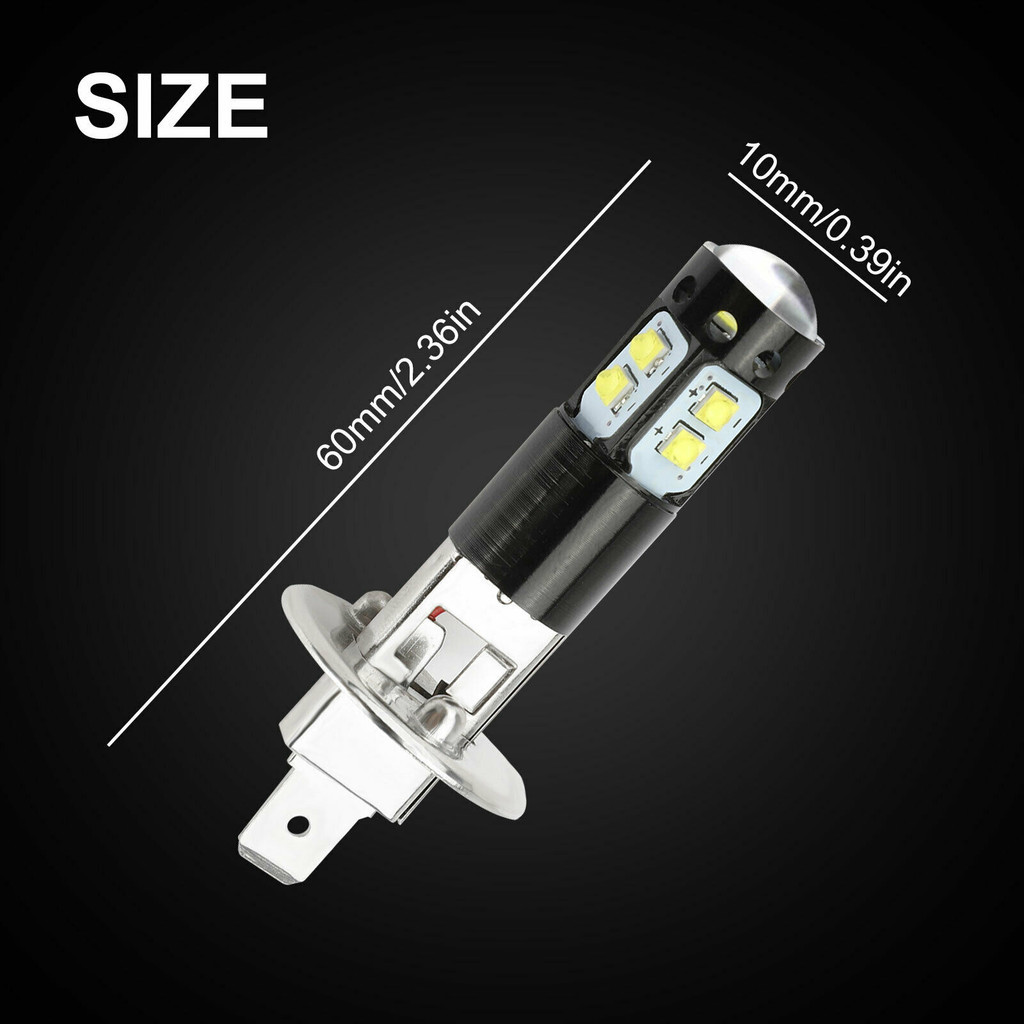 2Pcs LED H1 H3 Car Headlight 9005 9006 H8 H9 H11 H16 12000Lm 12V 24V 100W 880 6000K White High Low B