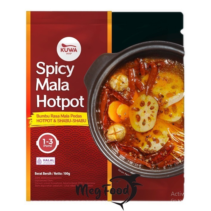 

KUWA Spicy Mala Soup Hotpot - Kaldu Sup Pedas Mala - 100g