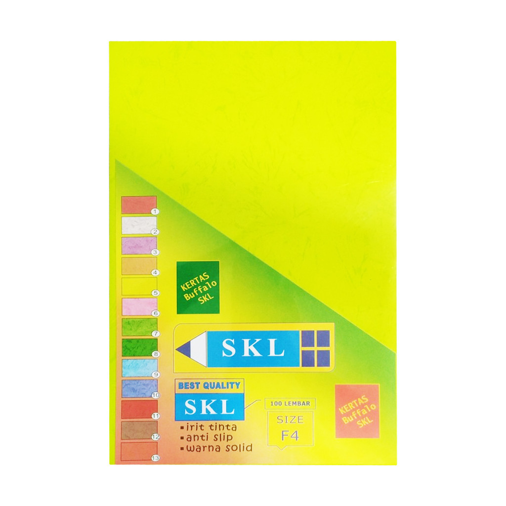 

Kertas Buffalo Otello SKL Kertas Cover Karton Jilid F4 Folio Isi 100 Pcs