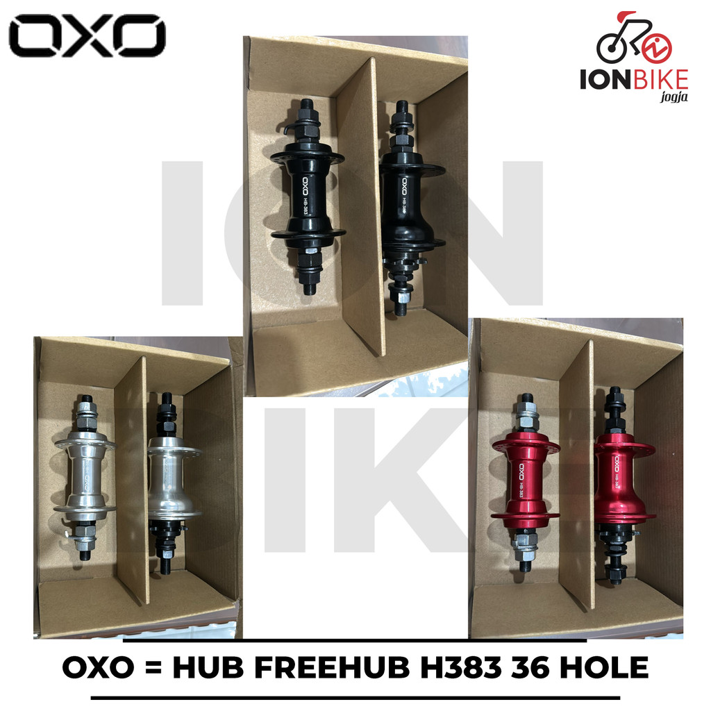 Hub Freehub BMX OXO HB383 Free 9T Alloy Hub Sepeda 9 T Bearing Jangkrik Suara Keras As Standar Kecil