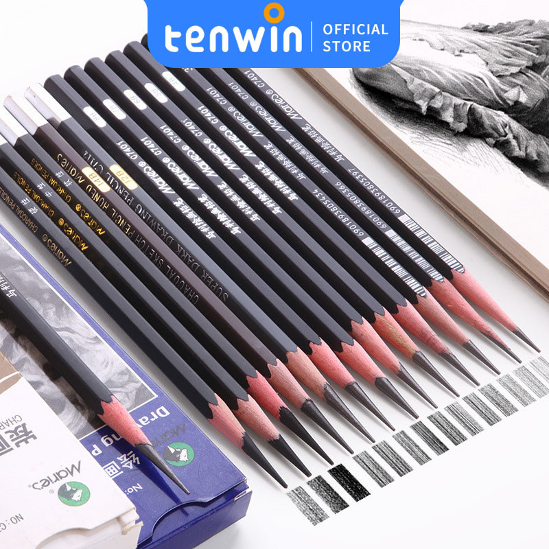

Maries Charcoal Pencil Sketch Pensil Sketsa arang seni rupa mahasiswa seni profesional-tenwin offical