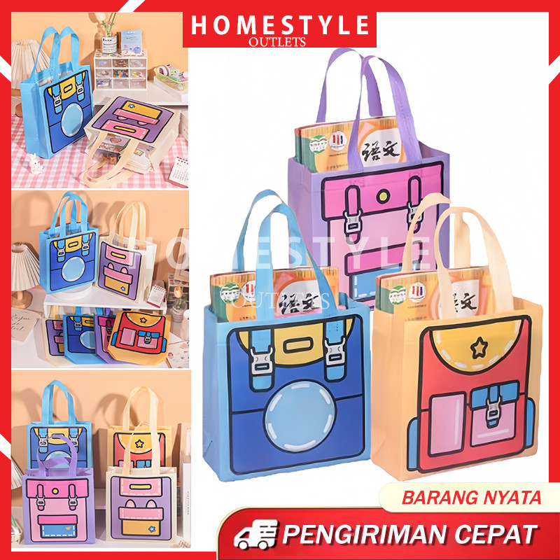 

Tas Spunbond Nonwoven Tas / Tas Tenteng Lucu / Warna Cerah Tas / Belanja Tas Kado / Kantong Souvenir / Gift Sekolah Anak