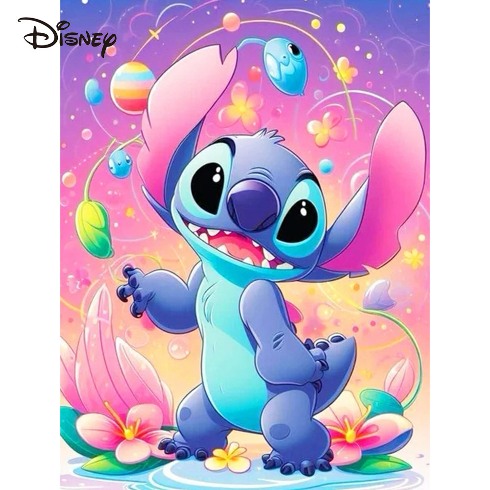 

Disney Painting By Numbers Stitch On Canvas Oil Painting Cartoon Coloring By Numbers HandPainted Coloring Draw Craft DIY Gift