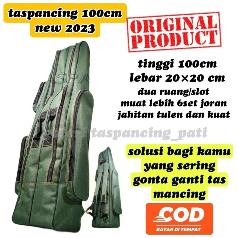 BG51HY TAS PANCING 100CM JUMBO DUA SLOT/DUA RUANG ANTI AIR/WATERPROOF TERLARIS |MODEL RANSEL/GENDONG