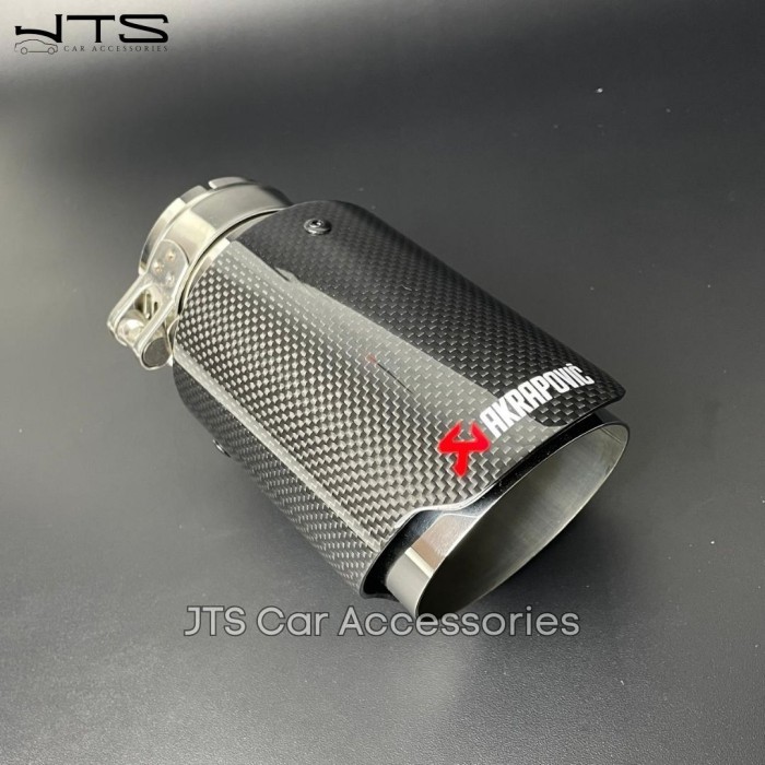 Tailpipe Knalpot Mobil Carbon Akrapovic     Glossy 59mm