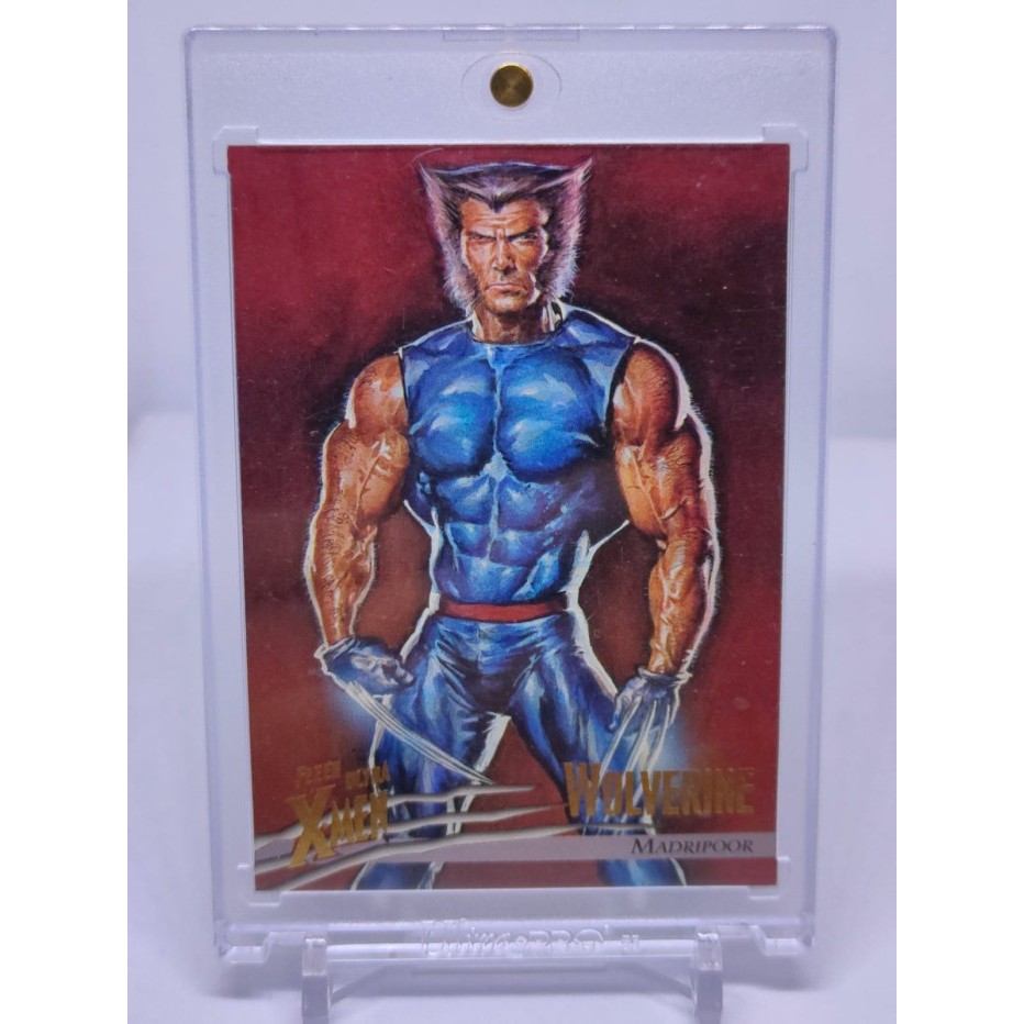 ORIGINAL Kartu Marvel 1996 Fleer XMEN Wolverine -VERY RARE