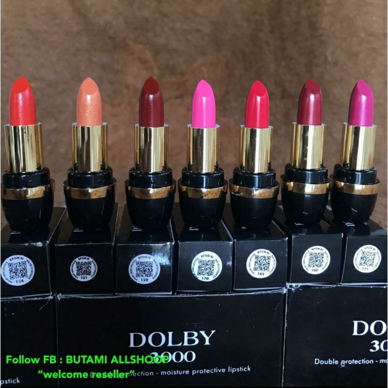 [i] Lipstik Dolby 3000 Ada Barcode Ori |pilih varian warnanya| BUTAMI ID