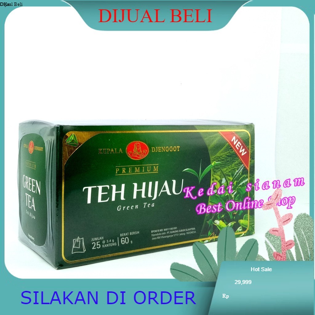 

Kepala Djenggot Premium Teh Hijau Kepala Jenggot - 25 Kantong