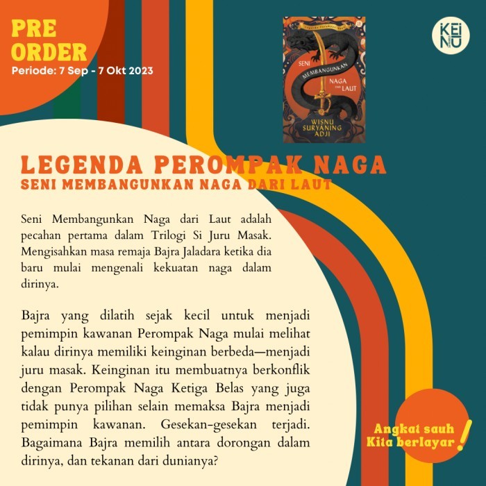 ✨TERLARIS ✨PO Novel Legenda Perompak Naga: Seni Membangunkan Naga dari Laut - PB