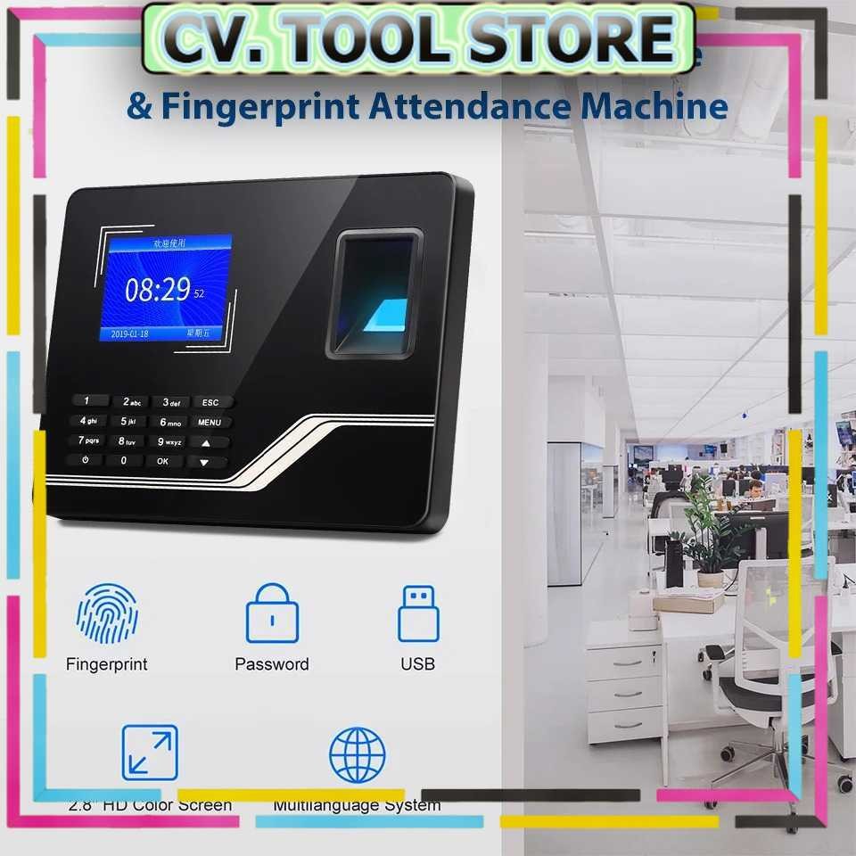 

Tool Store - YKSCAN Mesin Absen Sidik Jari Biometric Time Attendance Fingerprint - F20H