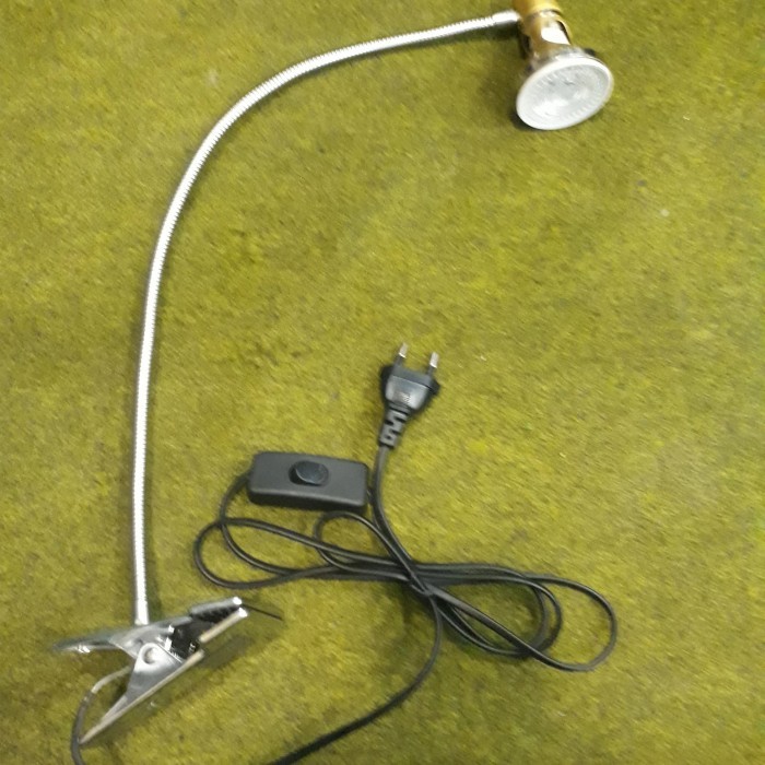 LAMPU MEJA CREE LED JEPIT CX 220V COOLWHITE - kecil