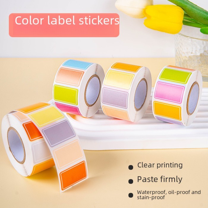 

Stiker Label Tag Nama 1,5 x 2,5 cm Sticker Marker Index Notes 15x25 mm (500pcs/Roll)