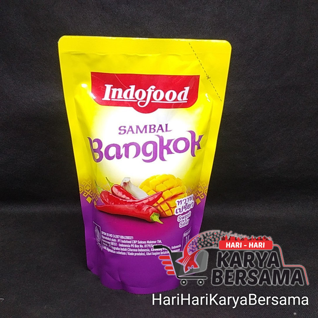 

INDOFOOD SAMBAL BANGKOK ASAM MANIS POUCH 1KG