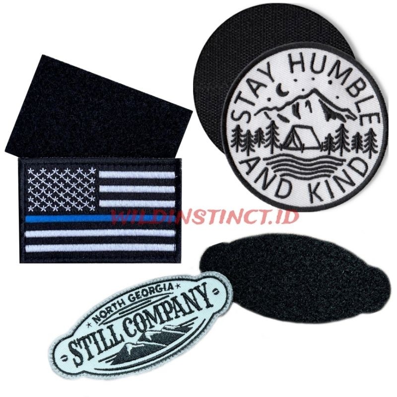 Bordir CUSTOM PATCH EMBLEM BORDIR VELCRO SATUAN