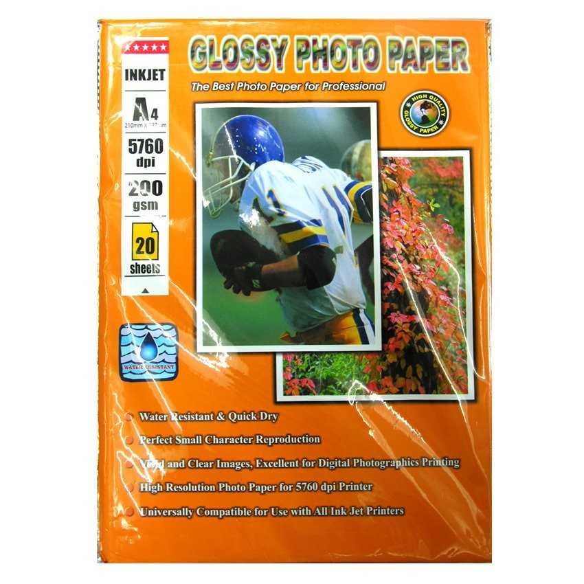 

Vision Glossy Photo Paper A4 200 gsm - 20 sheet Sri Rejeki