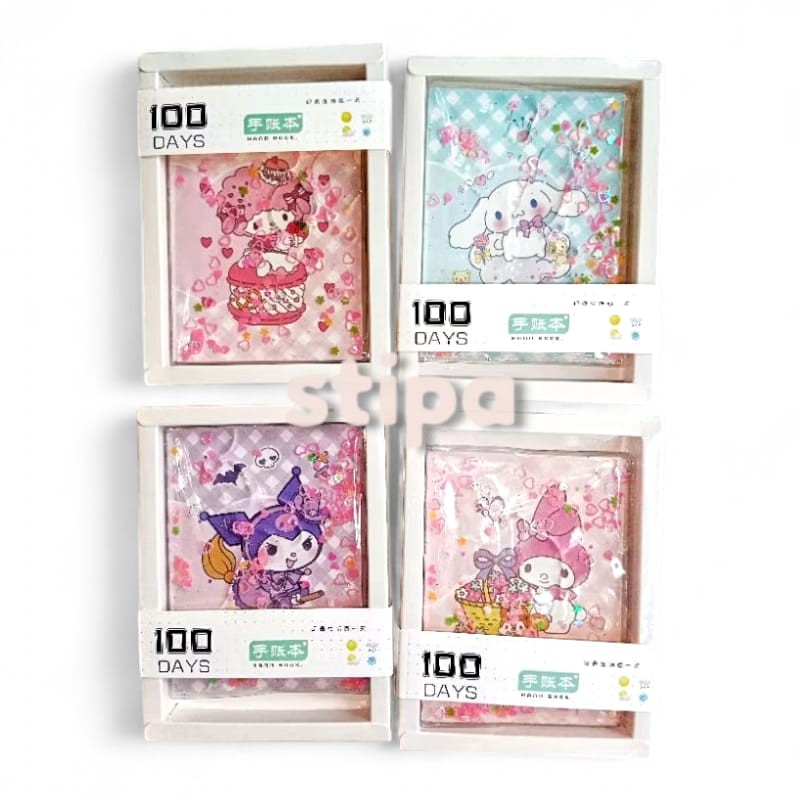 

STIPA Buku Diary Karakter Air Glitter Notes Notebook Diari Tulis Motif Anak Cute Character Soft Cover Notes