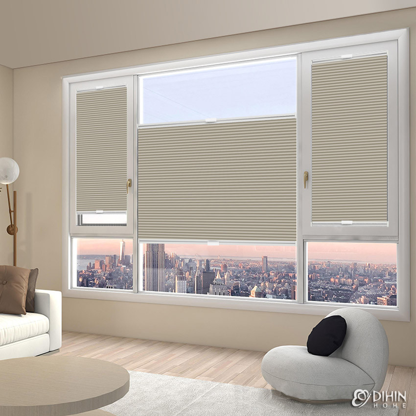 

New Cordless Top Down Bottom Up Cellular Shade Light Filter / Blackout Window Blinds Honeycomb Shades Cut To Sizes Easy Install