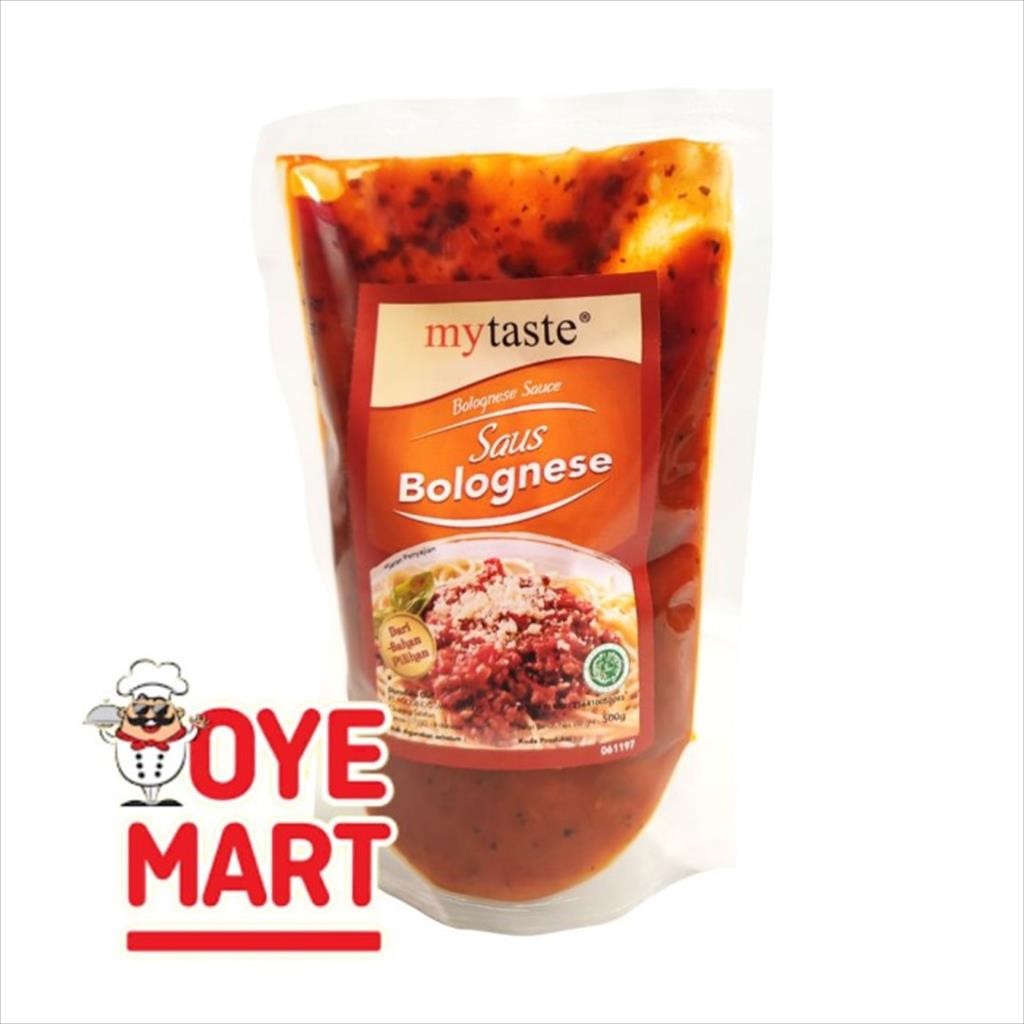 

MYTASTE SAUS BOLOGNESE 500GR / SAUCE SPAGHETTI