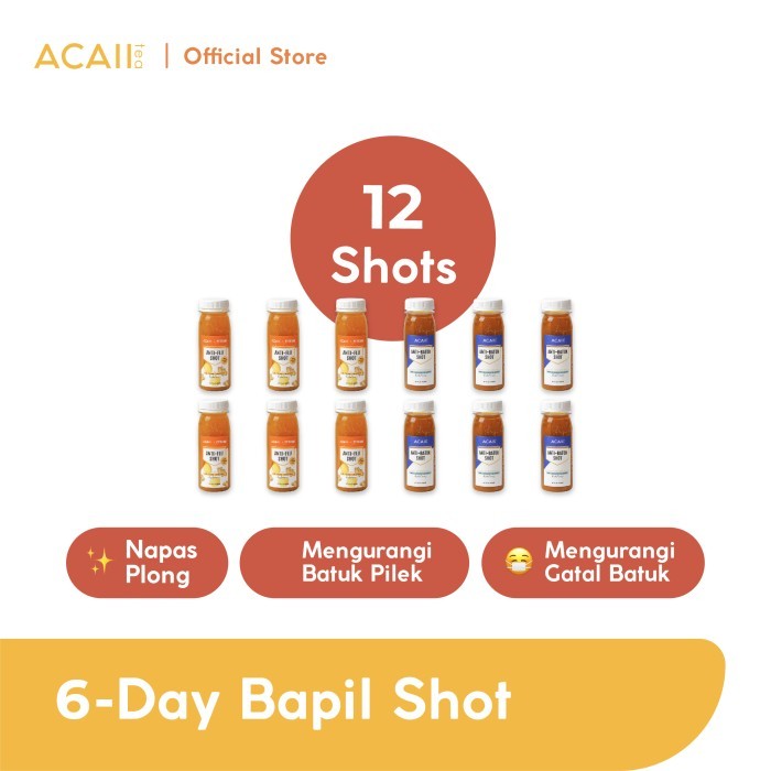 

Acaii Tea 6-Day Bapil Shot (12x140ml)