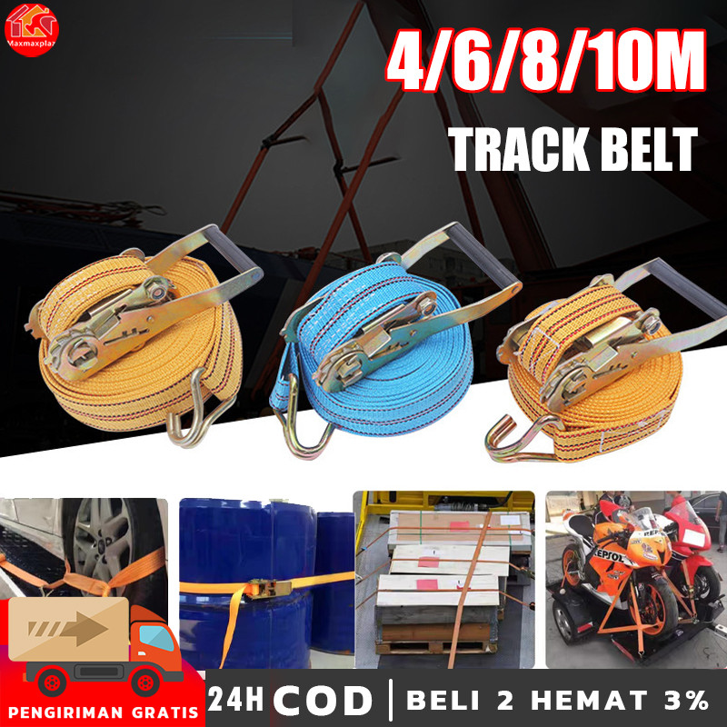 Tali trek belt 10 meter/track belt/tali sound system/Rachet Tie Down 4-10 Meter 10 TON Webbing Cargo