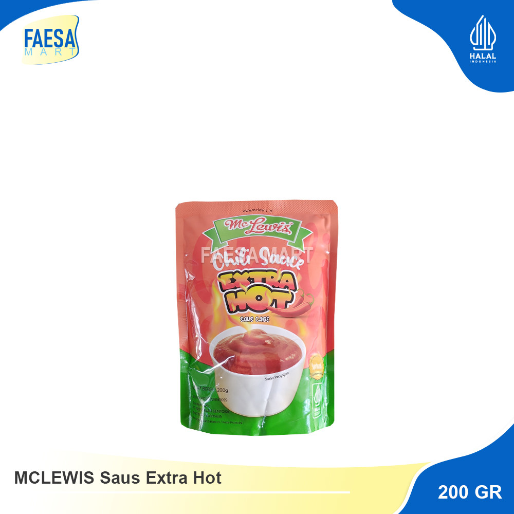 

MCLEWIS Saus Extra Hot 200gr