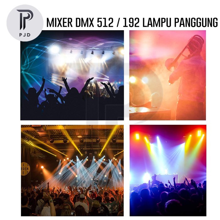 Mixer Lighting DMX 512/192 DMX192 DMX Controller Lampu Panggung Redsun