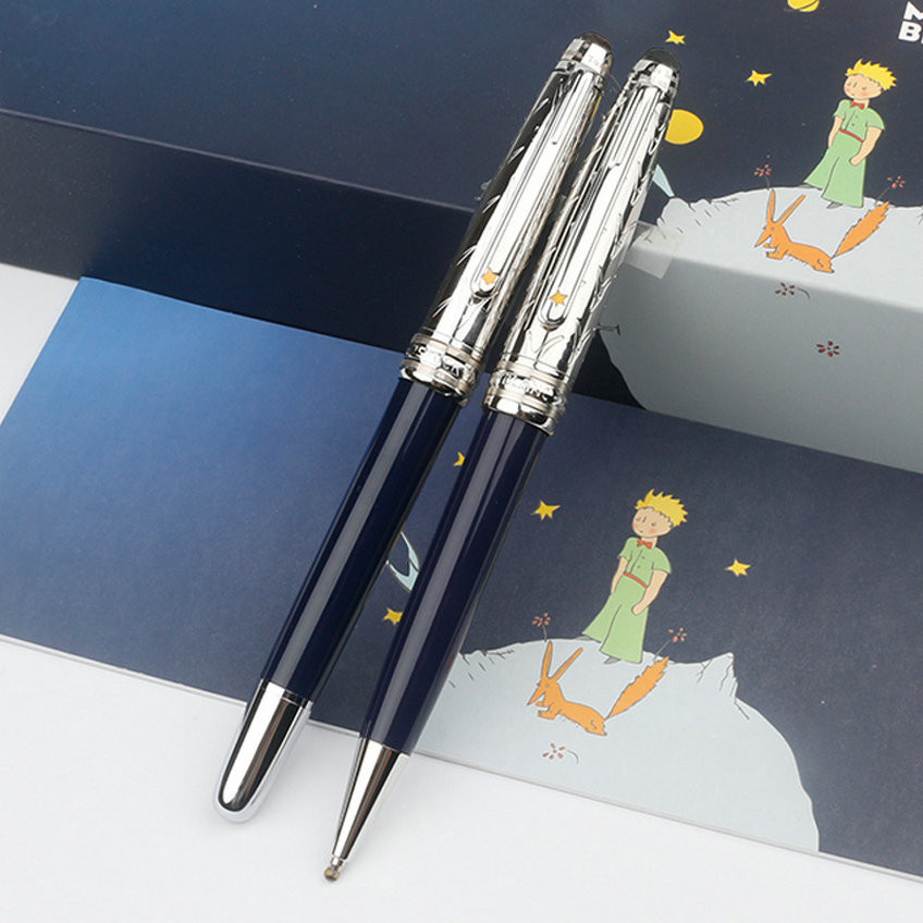 

Special Edition Little Prince 163 MB Ballpoint Pen Luxury Business Rollerball Writing Ink Fountain Pens with Serial Number Cap