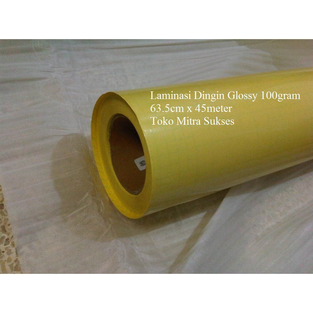 

Laminasi Dingin Glossy 63.5cm x 45m x 100gram