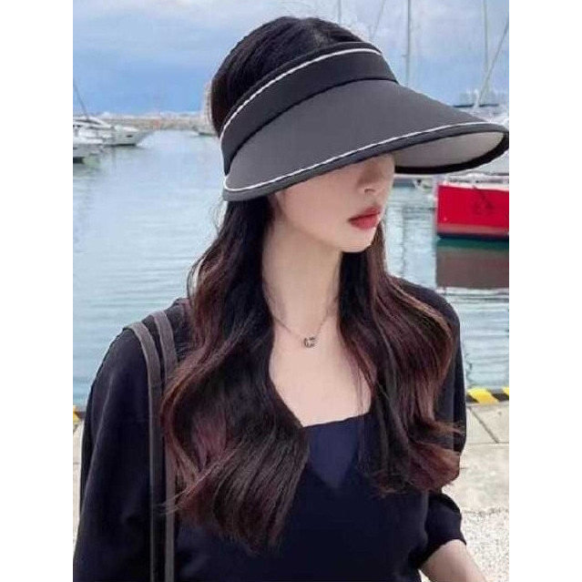 Topi Visor Wanita Casual Import Topi Senam Wanita Topi Olahraga Topi Bucket Hats Wanita Terbaru Impo