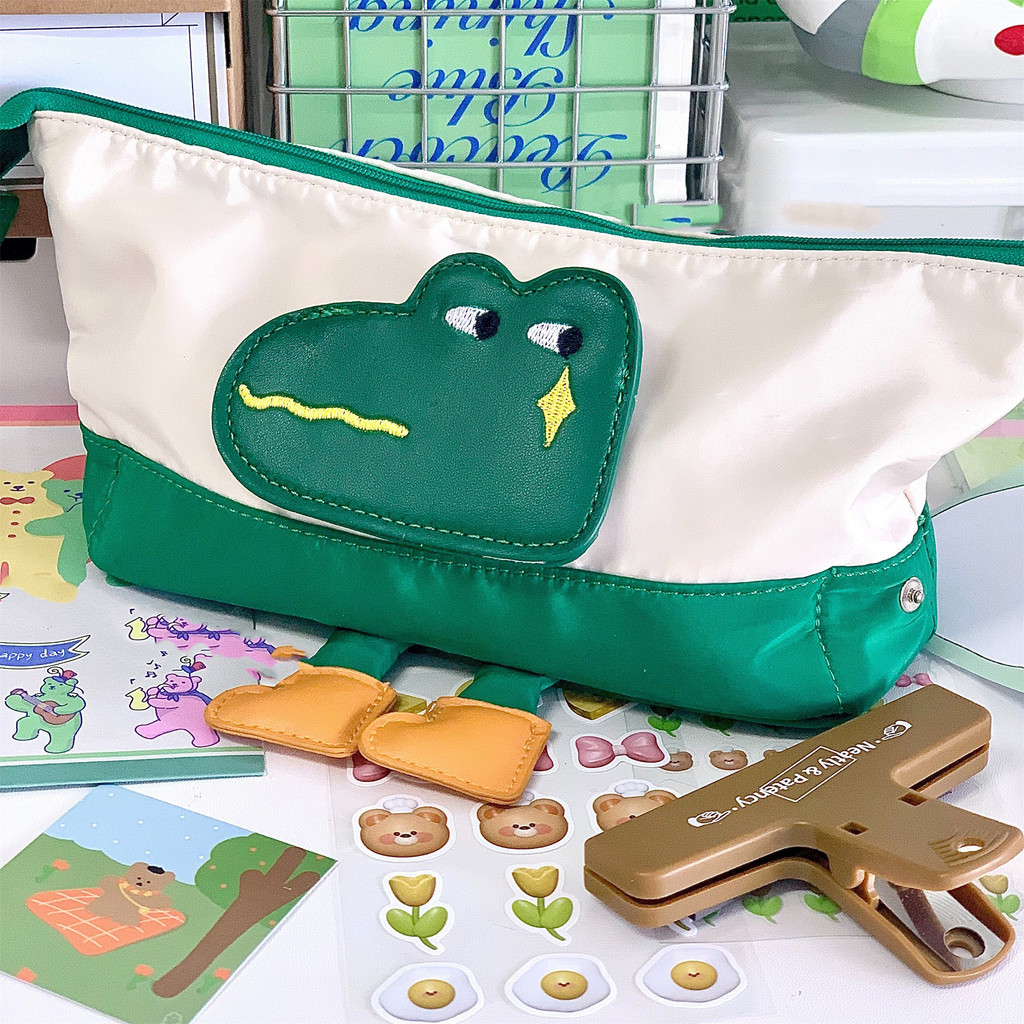 

1pcs Pencil Case, Animal Dinosaur Pencil Pouch Soft Stationery Storage Pen Bag