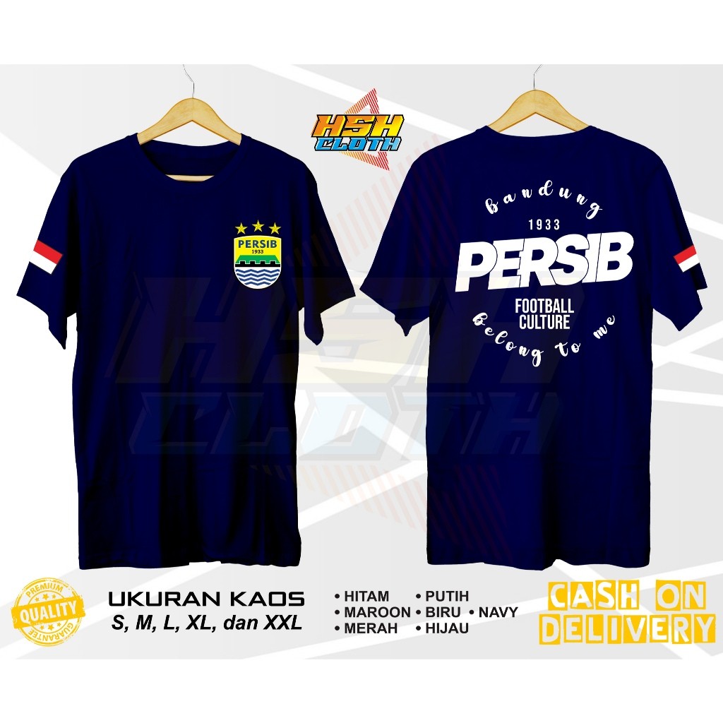 Baju Kaos Distro Persib Bandung Belong To me Juara Kita Bisa Custom