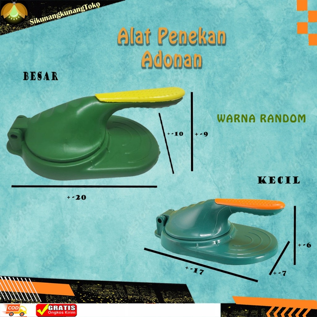 

(SKN) Cetakan Press Adonan Pangsit Handmade Serbaguna Kulit Pastel Penekan Adonan Alat Menekan Kue Martabak Hand Dumpling