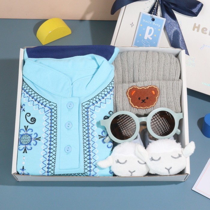 

Koko Hampers Bayi Kado Hadiah Lahiran Hamper Baby Boy Laki Laki - Blue