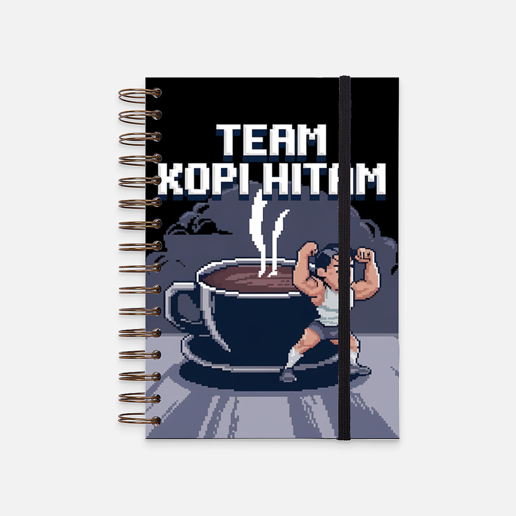 

Hard Cover Notebook Team Kopi Hitam 01