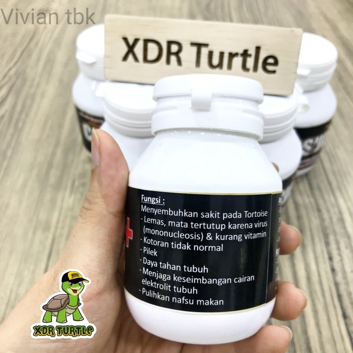 vv CAPSULE PLUS ECER OBAT TORTO REPTIL KURAKURA BRAZIL RES SULCATA LEMES