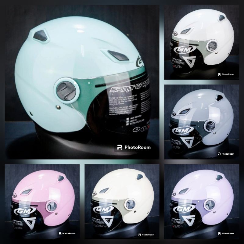 Helm GM Venus Hijab Original / Helm Motor Retro Hijab / Helm Motor Vespa / Helm motor Matic kekinian