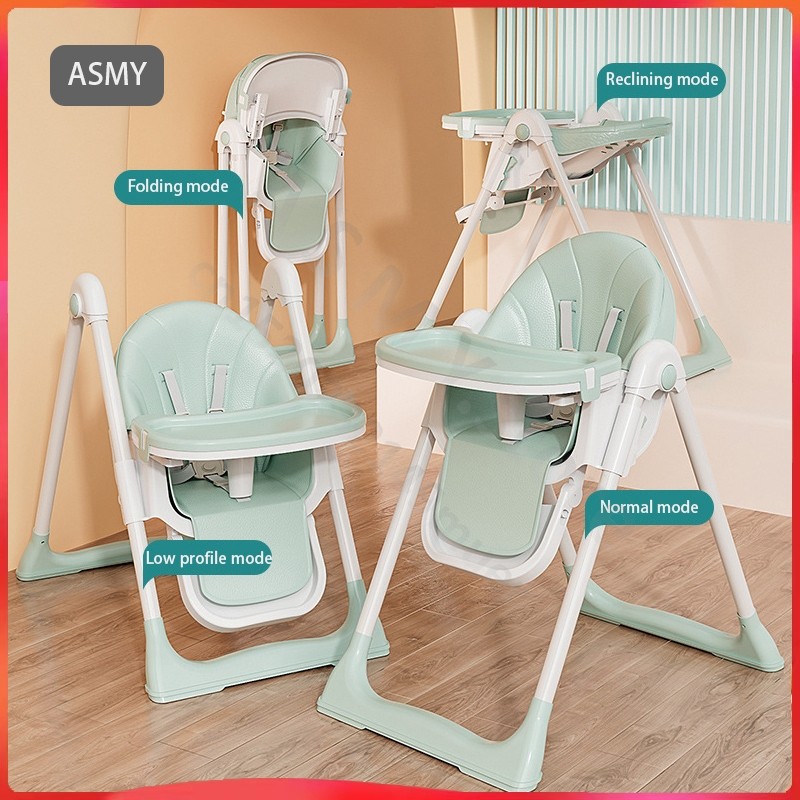 Children's dining chair/Multifunctional folding dining chair/infant adjustable height dining chair